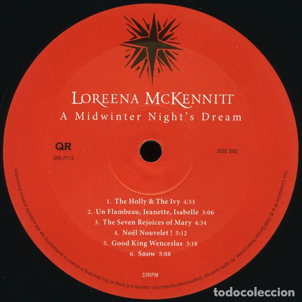 Discos de vinilo: LOREENA MCKENNITT - A MIDWINTER NIGHTS DREAM - LP - Foto 3