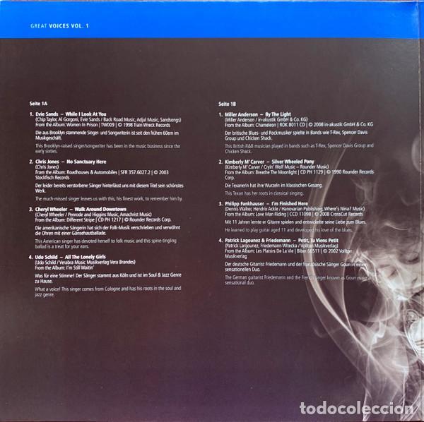 Discos de vinilo: VARIOS - GREAT VOICES VOL. 1 - 2 LP - Foto 2