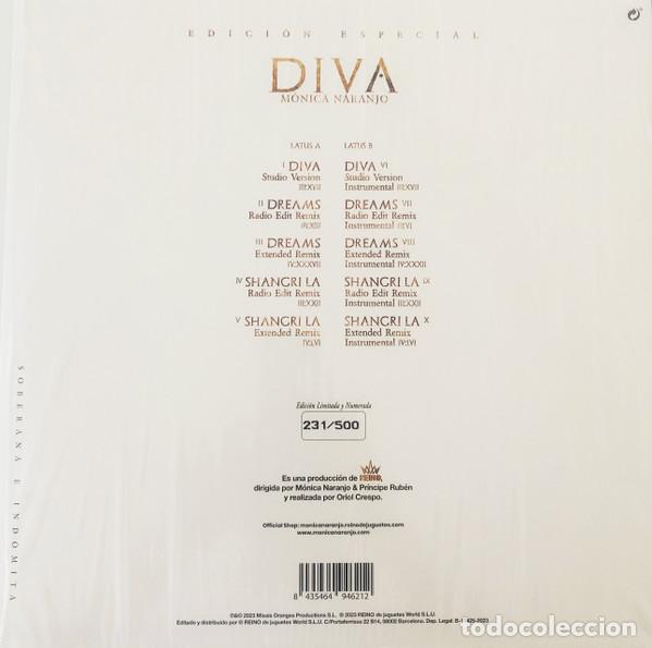 Discos de vinilo: M&Oacute;NICA NARANJO - DIVA - MAXI - Foto 2