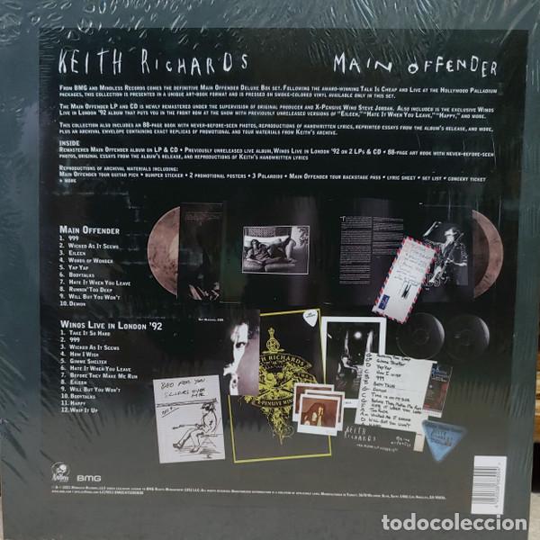 Discos de vinilo: KEITH RICHARDS - MAIN OFFENDER - BOX LP - Foto 2
