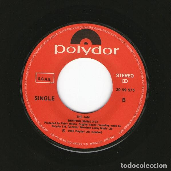 Discos de vinilo: THE JAM - BEAT SURRENDER = TOQUE A RENDICION - SINGLE - Foto 4