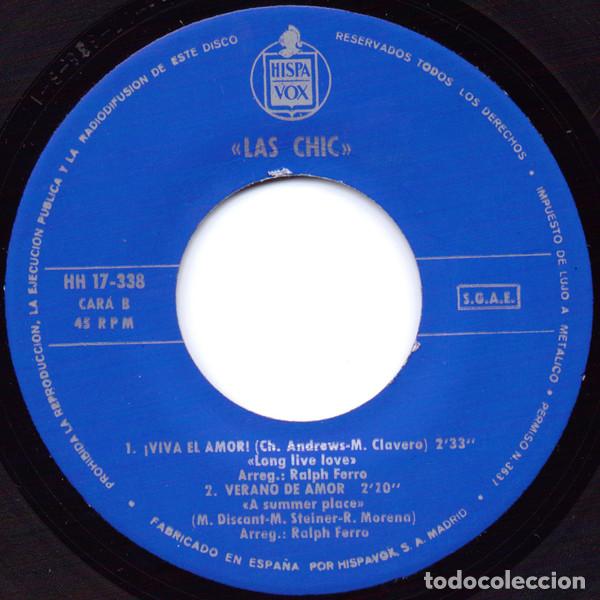 Discos de vinilo: LAS CHIC - PON UN ANILLO EN MI DEDO - SINGLE - Foto 4