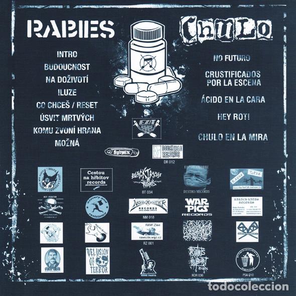 Discos de vinilo: RABIES / CHULO - RABIES / CHULO - SINGLE - Foto 2