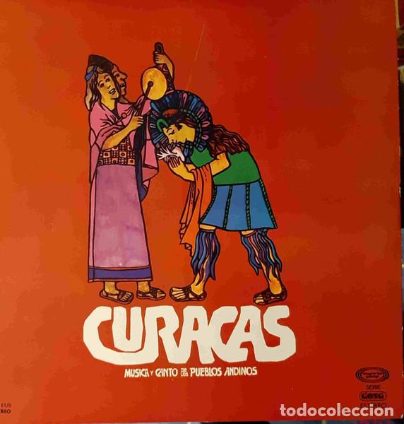 Discos de vinilo: LOS CURACAS - MUSICA Y CANTO DE LOS PUEBLOS ANDINOS - LP