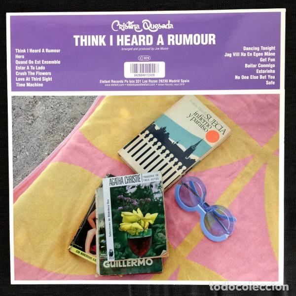 Discos de vinilo: CRISTINA QUESADA - THINK I HEARD A RUMOUR - LP - Foto 3