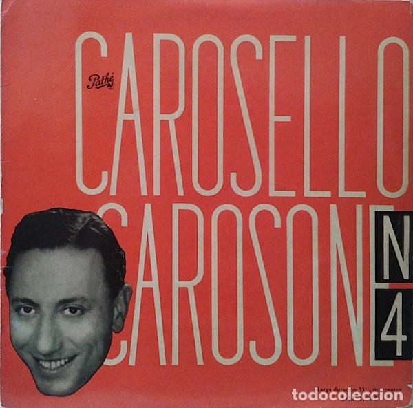 Discos de vinilo: RENATO CAROSONE E IL SUO SESTETTO - CAROSELLO CAROSONE N.&ordm; 4 - LP 10&rdquo;