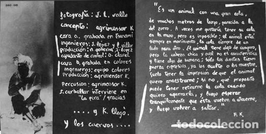 Discos de vinilo: AGRIMENSOR K - &iquest;JUEGAS AL ESCONDITE? - SINGLE - Foto 3