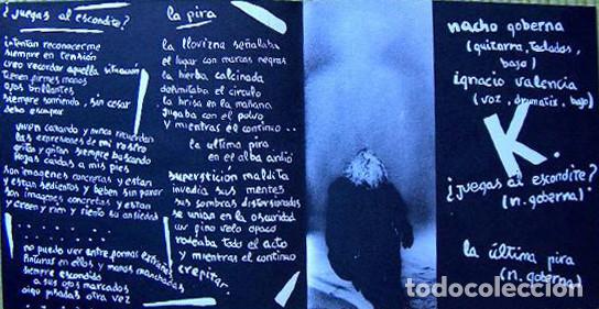 Discos de vinilo: AGRIMENSOR K - &iquest;JUEGAS AL ESCONDITE? - SINGLE - Foto 6