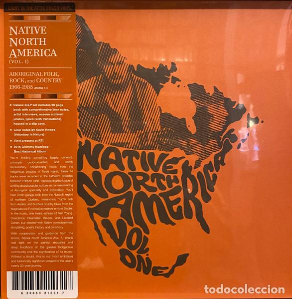 Discos de vinilo: VARIOS - NATIVE NORTH AMERICA (VOL. 1) (ABORIGINAL FOLK, ROCK, AND COUNTRY 1966-1985) - BOX LP