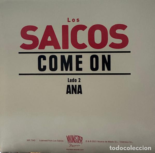 Discos de vinilo: LOS SAICOS - LOS SAICOS - 8 SINGLE - Foto 4