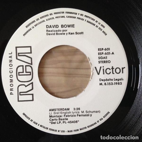 Discos de vinilo: DAVID BOWIE - AMSTERDAM - SINGLE - Foto 3