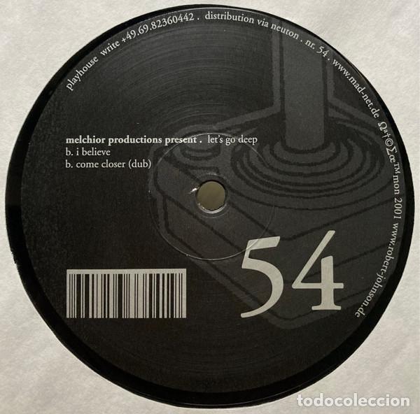 Discos de vinilo: MELCHIOR PRODUCTIONS - LETS GO DEEP - MAXI - Foto 2