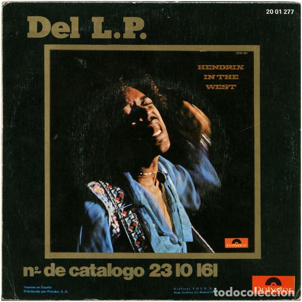 Discos de vinilo: JIMI HENDRIX - JOHNNY B. GOODE / LITTLE WING - SINGLE - Foto 2