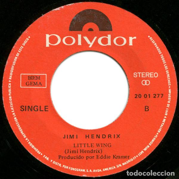 Discos de vinilo: JIMI HENDRIX - JOHNNY B. GOODE / LITTLE WING - SINGLE - Foto 4