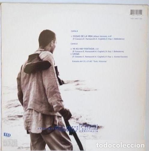 Discos de vinilo: EROS RAMAZZOTTI - COSAS DE LA VIDA - MAXI - Foto 2