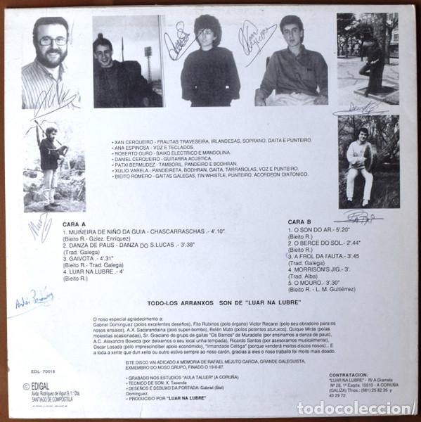 Discos de vinilo: LUAR NA LUBRE - O SON DO AR - LP - Foto 2
