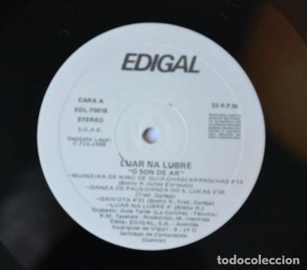 Discos de vinilo: LUAR NA LUBRE - O SON DO AR - LP - Foto 4