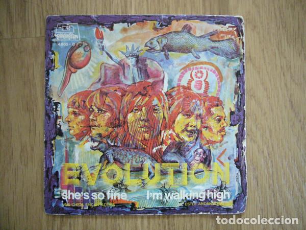Discos de vinilo: EVOLUTION - SHES SO FINE / IM WALKING HIGH - SINGLE - Foto 2