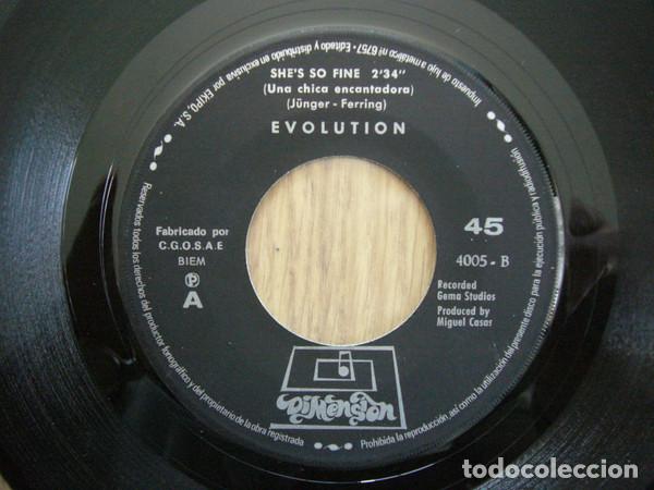 Discos de vinilo: EVOLUTION - SHES SO FINE / IM WALKING HIGH - SINGLE - Foto 4
