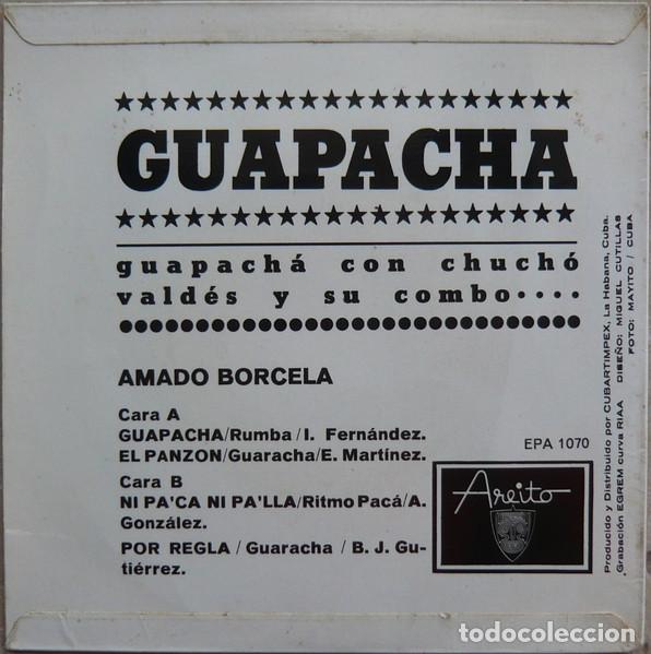 Discos de vinilo: GUAPACHA CON COMBO CHUCHO VALD&Eacute;S - GUAPACHA - SINGLE - Foto 2
