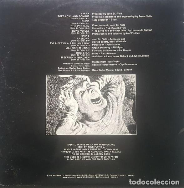 Discos de vinilo: JOHN ST. FIELD - CONTROL - LP - Foto 3