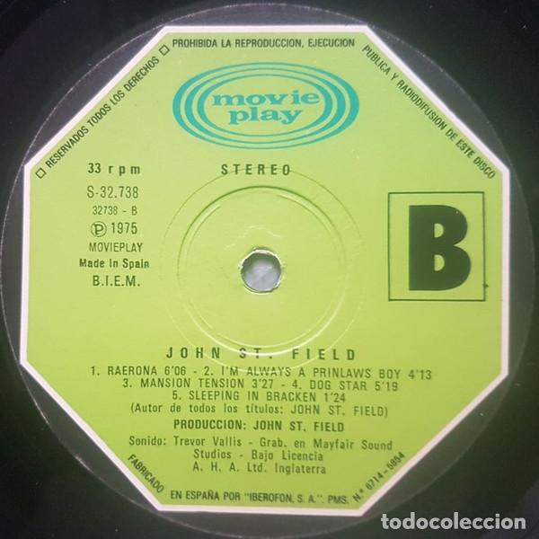 Discos de vinilo: JOHN ST. FIELD - CONTROL - LP - Foto 5