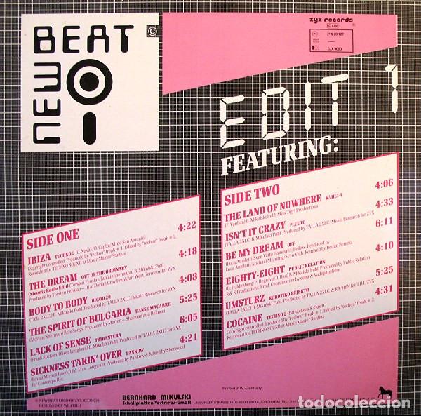 Discos de vinilo: VARIOS - NEW BEAT - EDIT 1 - LP - Foto 2
