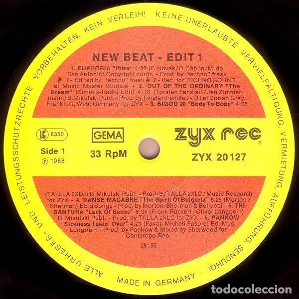 Discos de vinilo: VARIOS - NEW BEAT - EDIT 1 - LP - Foto 3