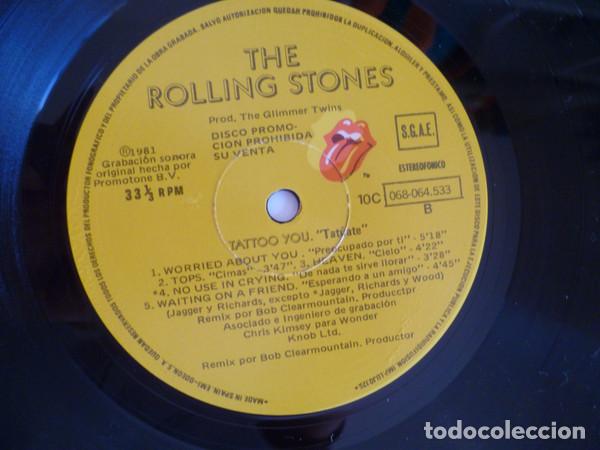 Discos de vinilo: THE ROLLING STONES - TATTOO YOU - LP - Foto 5