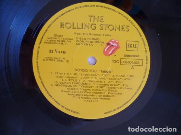 Discos de vinilo: THE ROLLING STONES - TATTOO YOU - LP - Foto 6
