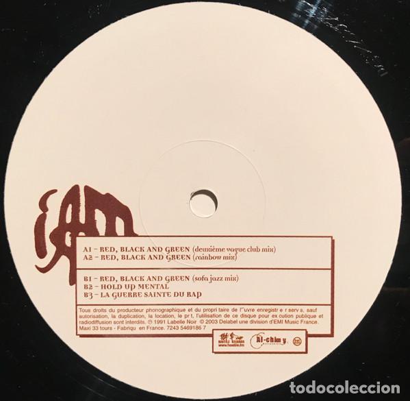 Discos de vinilo: IAM - RED, BLACK AND GREEN - MAXI - Foto 4