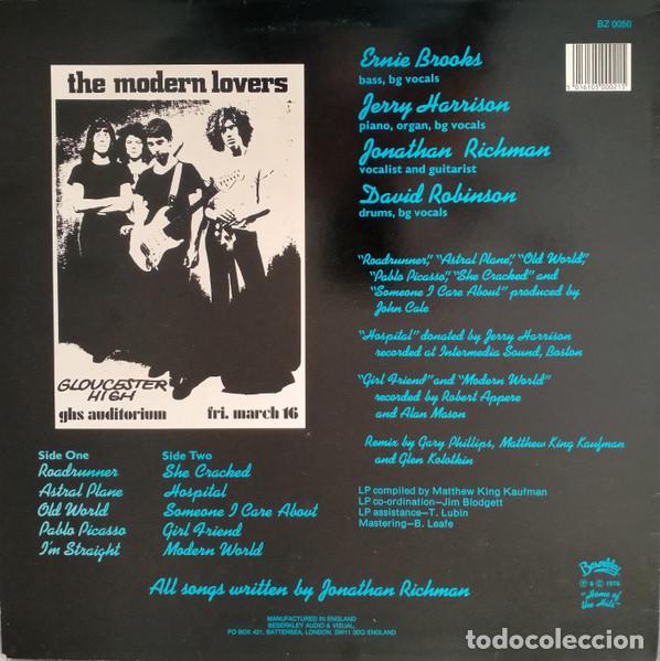 Discos de vinilo: THE MODERN LOVERS - THE MODERN LOVERS - LP - Foto 2