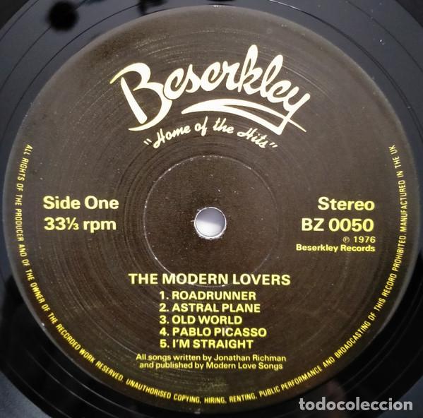 Discos de vinilo: THE MODERN LOVERS - THE MODERN LOVERS - LP - Foto 3