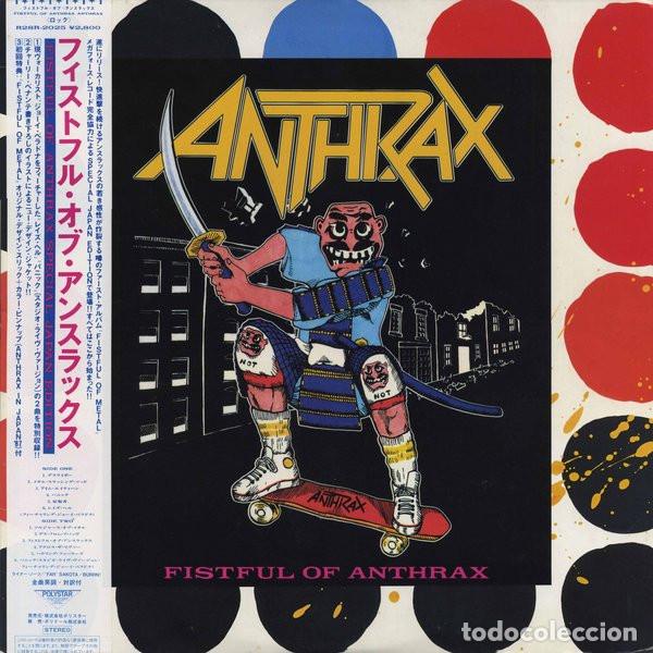 Discos de vinilo: ANTHRAX - FISTFUL OF ANTHRAX - LP - Foto 1