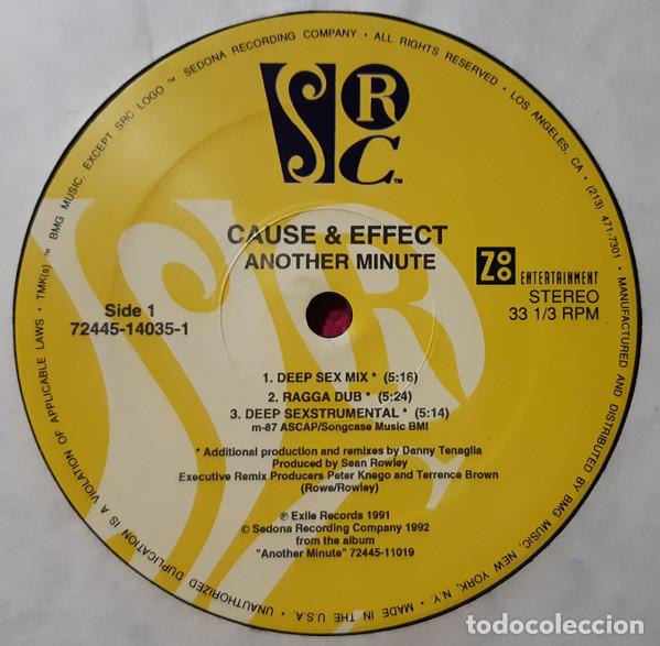 Discos de vinilo: CAUSE & EFFECT - ANOTHER MINUTE - MAXI - Foto 2