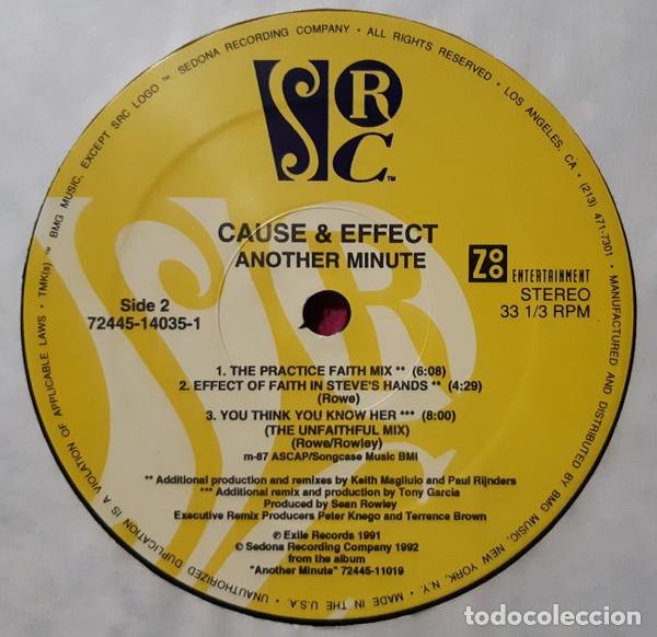 Discos de vinilo: CAUSE & EFFECT - ANOTHER MINUTE - MAXI - Foto 3