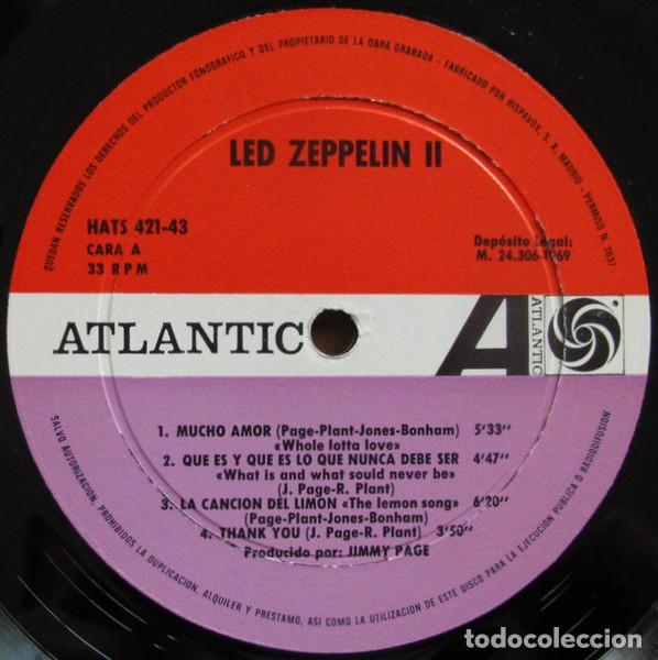 Discos de vinilo: LED ZEPPELIN - LED ZEPPELIN II - LP - Foto 3