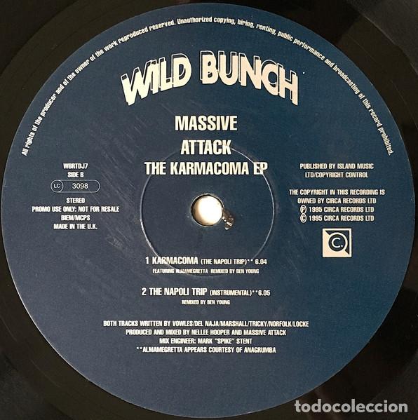 Discos de vinilo: MASSIVE ATTACK - KARMACOMA EP - 2 MAXI - Foto 3