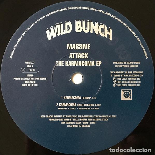 Discos de vinilo: MASSIVE ATTACK - KARMACOMA EP - 2 MAXI - Foto 4