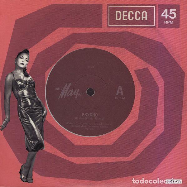 Discos de vinilo: IMELDA MAY - PSYCHO / MY BABY LEFT ME - SINGLE