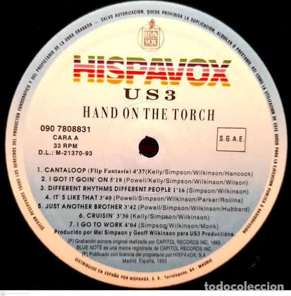 Discos de vinilo: US3 - HAND ON THE TORCH - LP - Foto 5