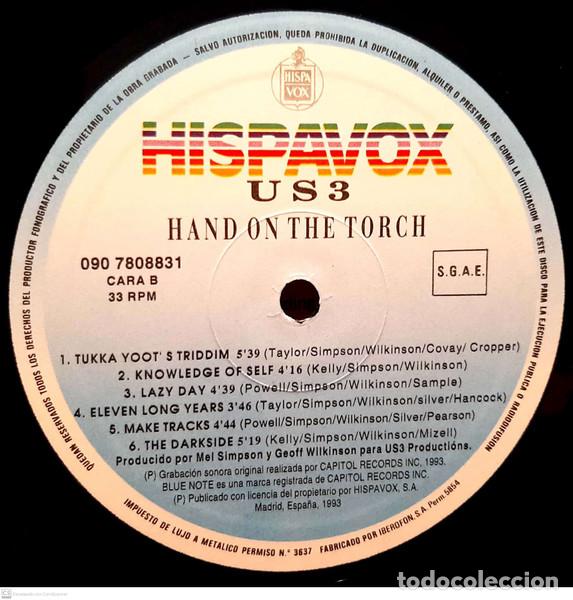 Discos de vinilo: US3 - HAND ON THE TORCH - LP - Foto 6