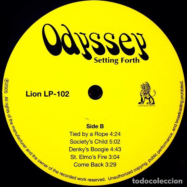 Discos de vinilo: ODYSSEY - SETTING FORTH - LP - Foto 5