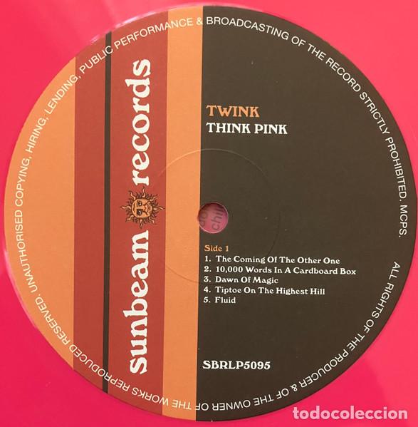 Discos de vinilo: TWINK - THINK PINK - LP - Foto 3