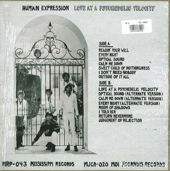 Discos de vinilo: THE HUMAN EXPRESSION - LOVE AT A PSYCHEDELIC VELOCITY - LP - Foto 2
