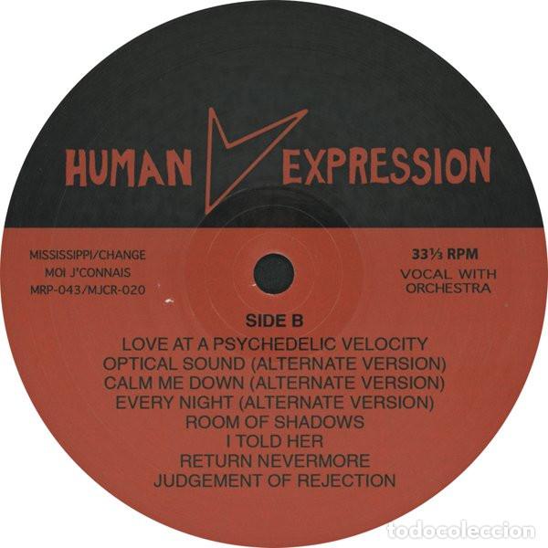 Discos de vinilo: THE HUMAN EXPRESSION - LOVE AT A PSYCHEDELIC VELOCITY - LP - Foto 4
