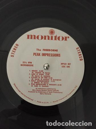 Discos de vinilo: THE FREEBORNE - PEAK IMPRESSIONS - LP - Foto 3