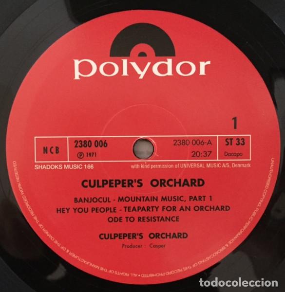 Discos de vinilo: CULPEPERS ORCHARD - CULPEPERS ORCHARD - LP - Foto 3
