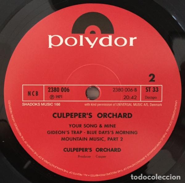 Discos de vinilo: CULPEPERS ORCHARD - CULPEPERS ORCHARD - LP - Foto 4