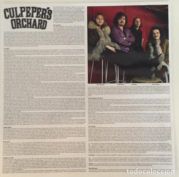 Discos de vinilo: CULPEPERS ORCHARD - CULPEPERS ORCHARD - LP - Foto 5